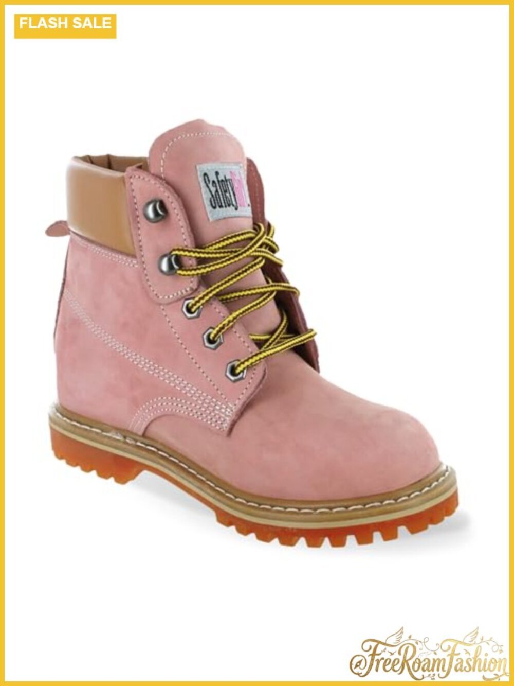 Leather Water Resistant Work Boots Soft Toe Ankle Boots
